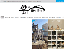 Tablet Screenshot of mannartgallery.ca